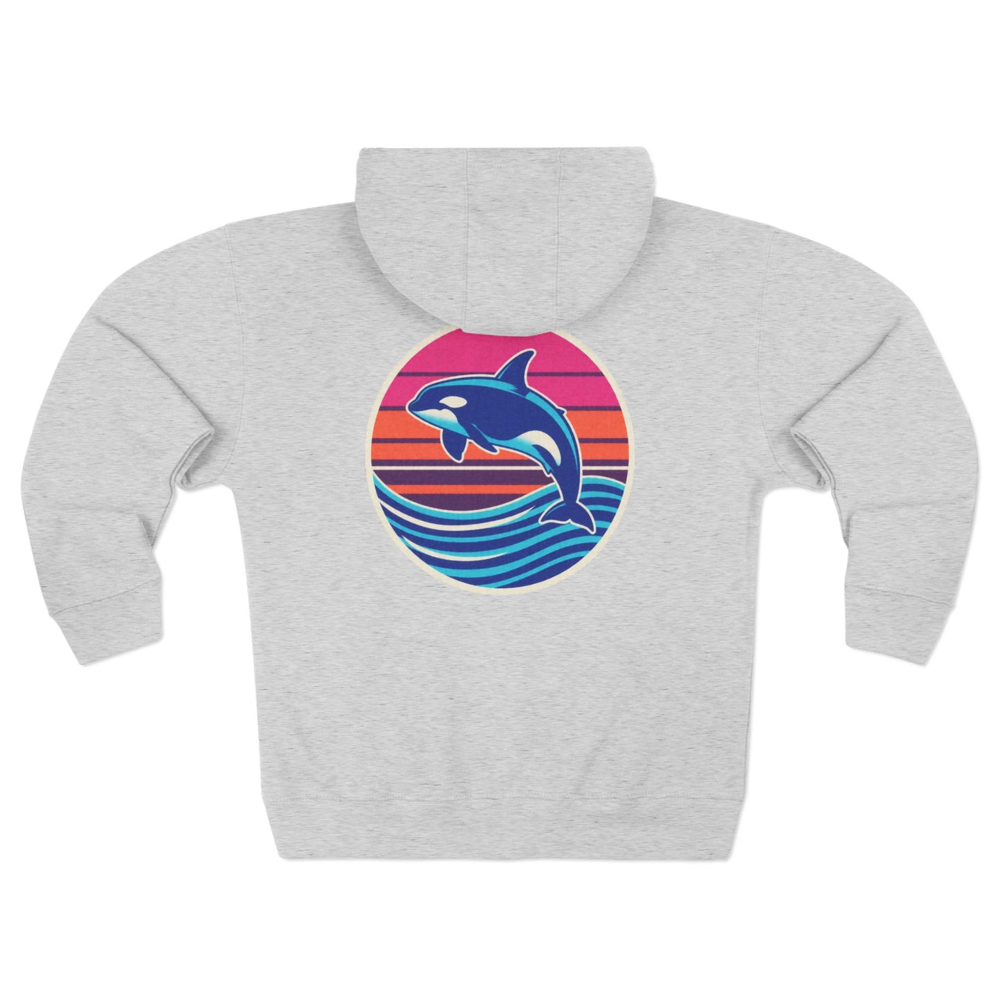 Orca Zip Hoodie — Retro Orca