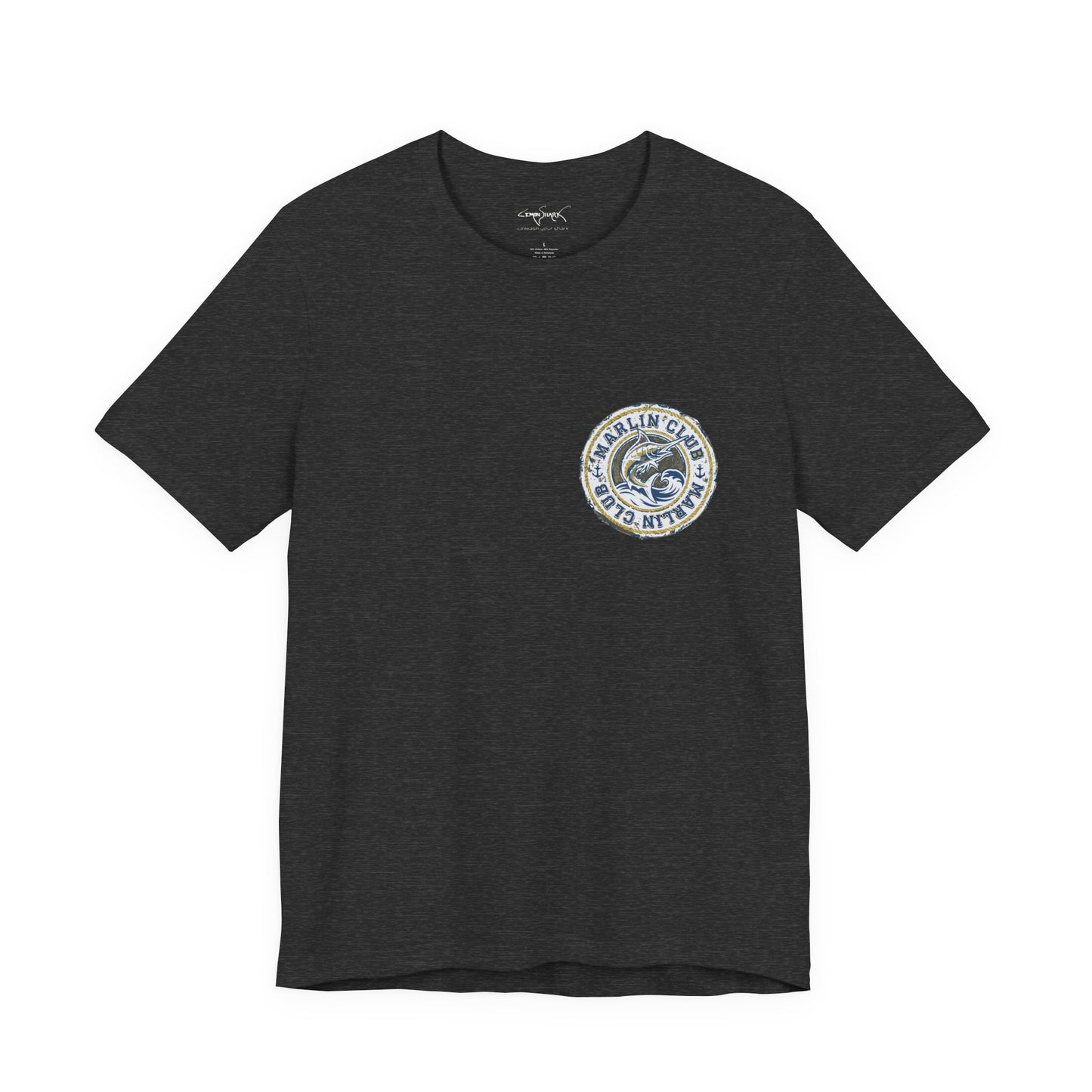 Marlin Club Tee - Back Image (Small Badge on Front)