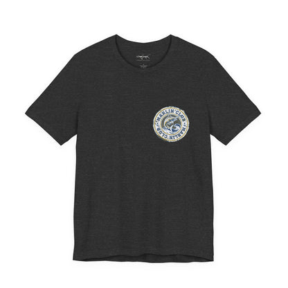 Marlin Club Tee - Back Image (Small Badge on Front)