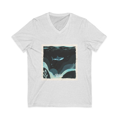 V • Shark V-Neck Tee - Wild