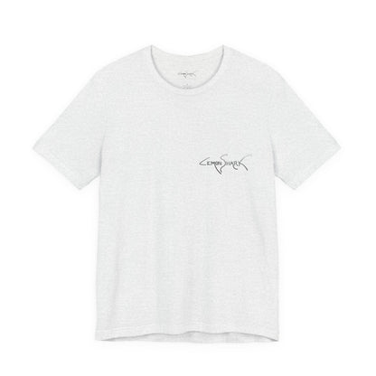 Flying Fish Woodblock Tee - Wave (Back IMage, Front Logo)