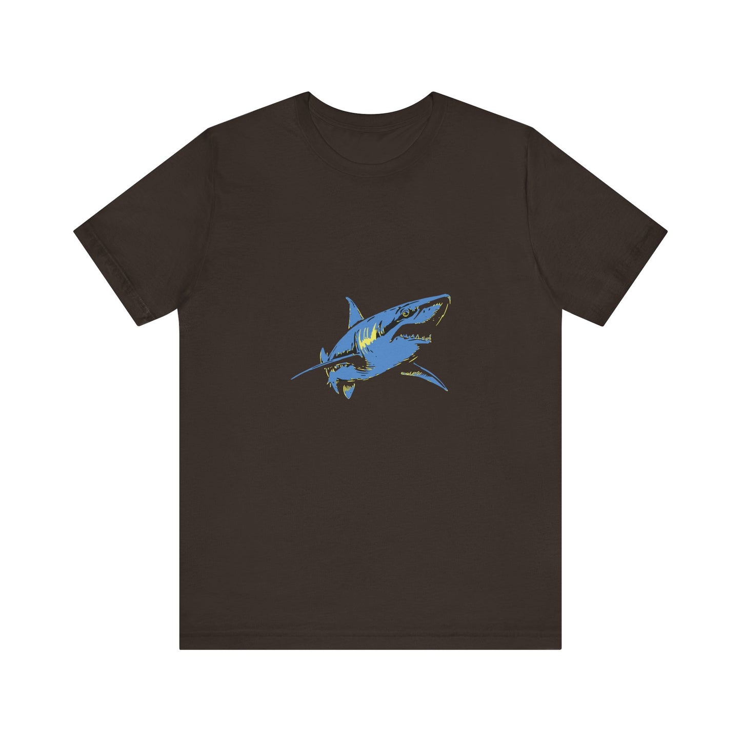 Vintage Blue Shark Graphic Unisex Jersey Tee