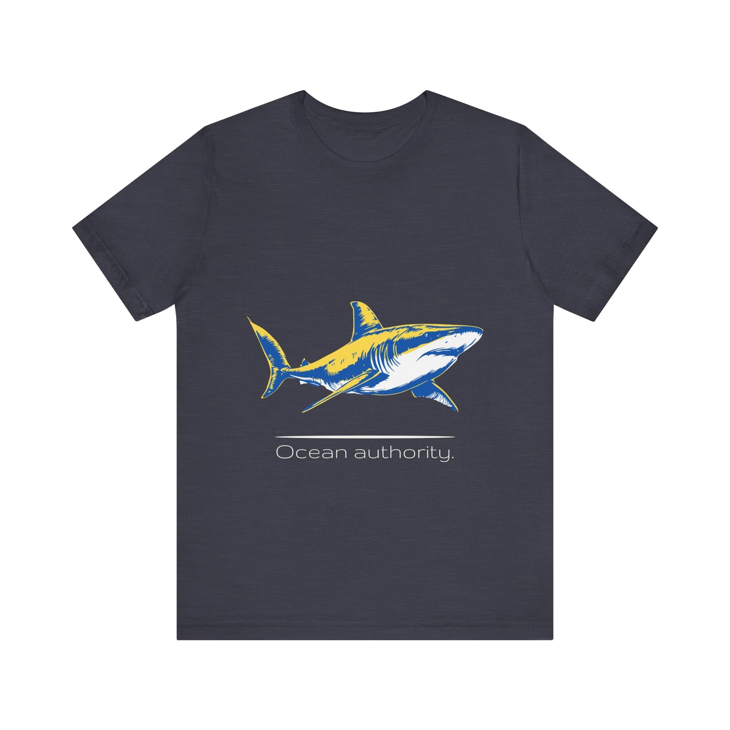 Great White Shark "Ocean authority" Graphic Unisex Jersey Tee