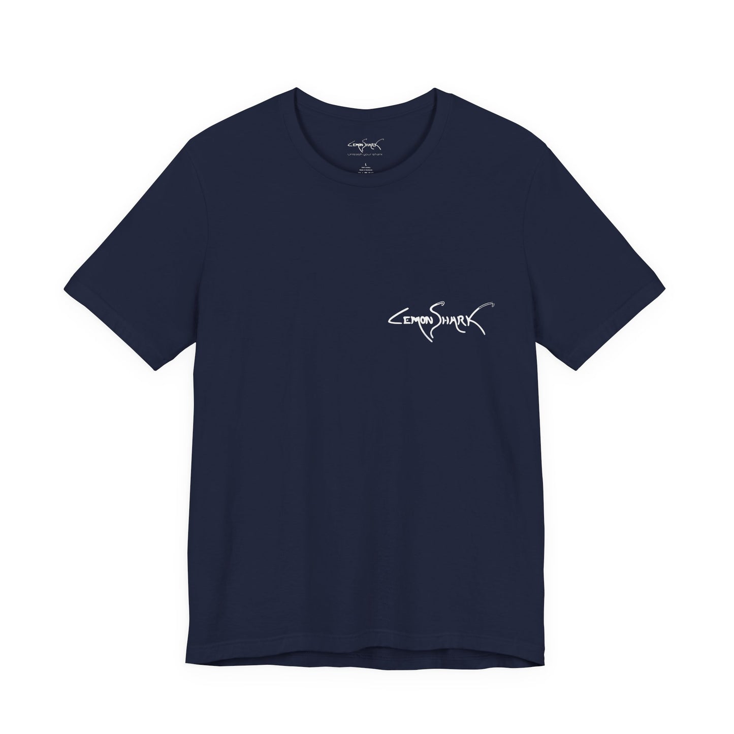 Flying Fish Woodblock Tee - Wave (Back IMage, Front Logo)