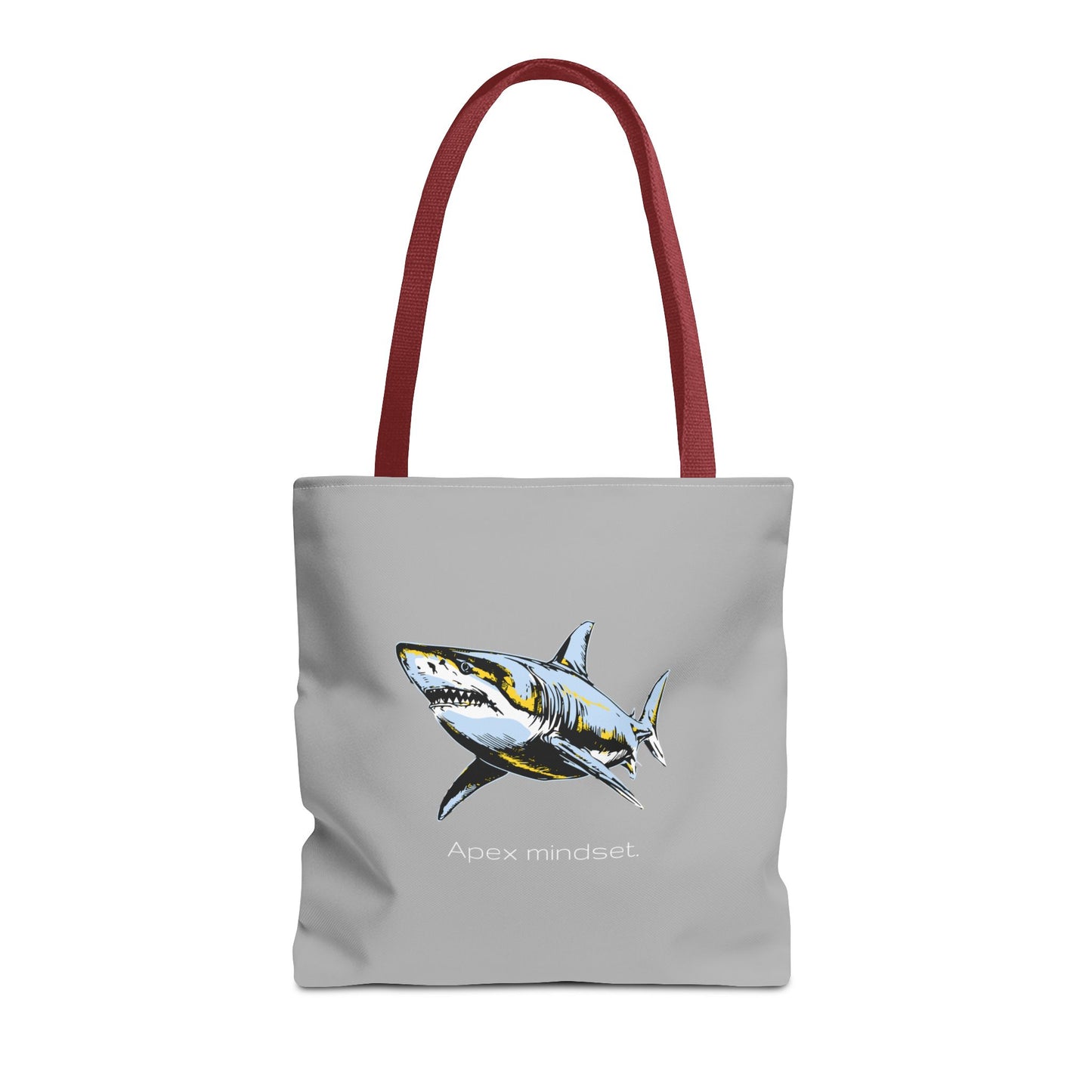 Shark Tote Bag - "Apex Mindset" Graphic Ocean Shopper