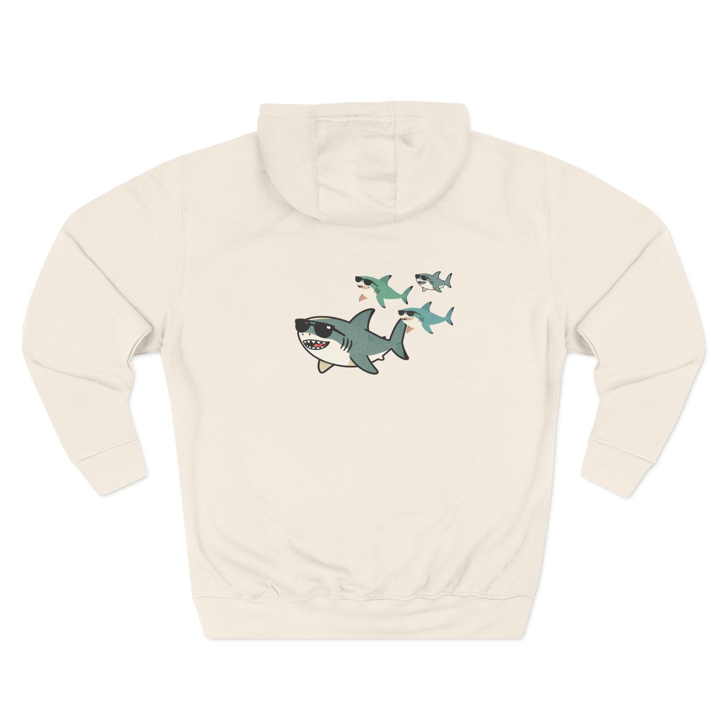 Sharky Pullover Hoodie - Sharky School (Logo on Front)