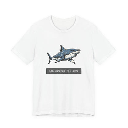 Shark Tee - San Francisco to Hawaii