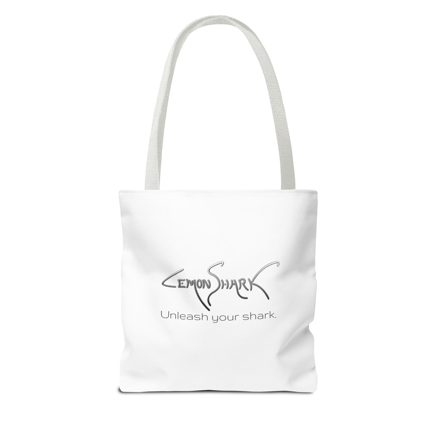 Shark Tote Bag — 'Ocean Authority' & 'Unleash Your Shark' Printed Tote