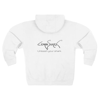 Shark Zip Hoodie - Lemon Shark Logo Unleash Your Shark