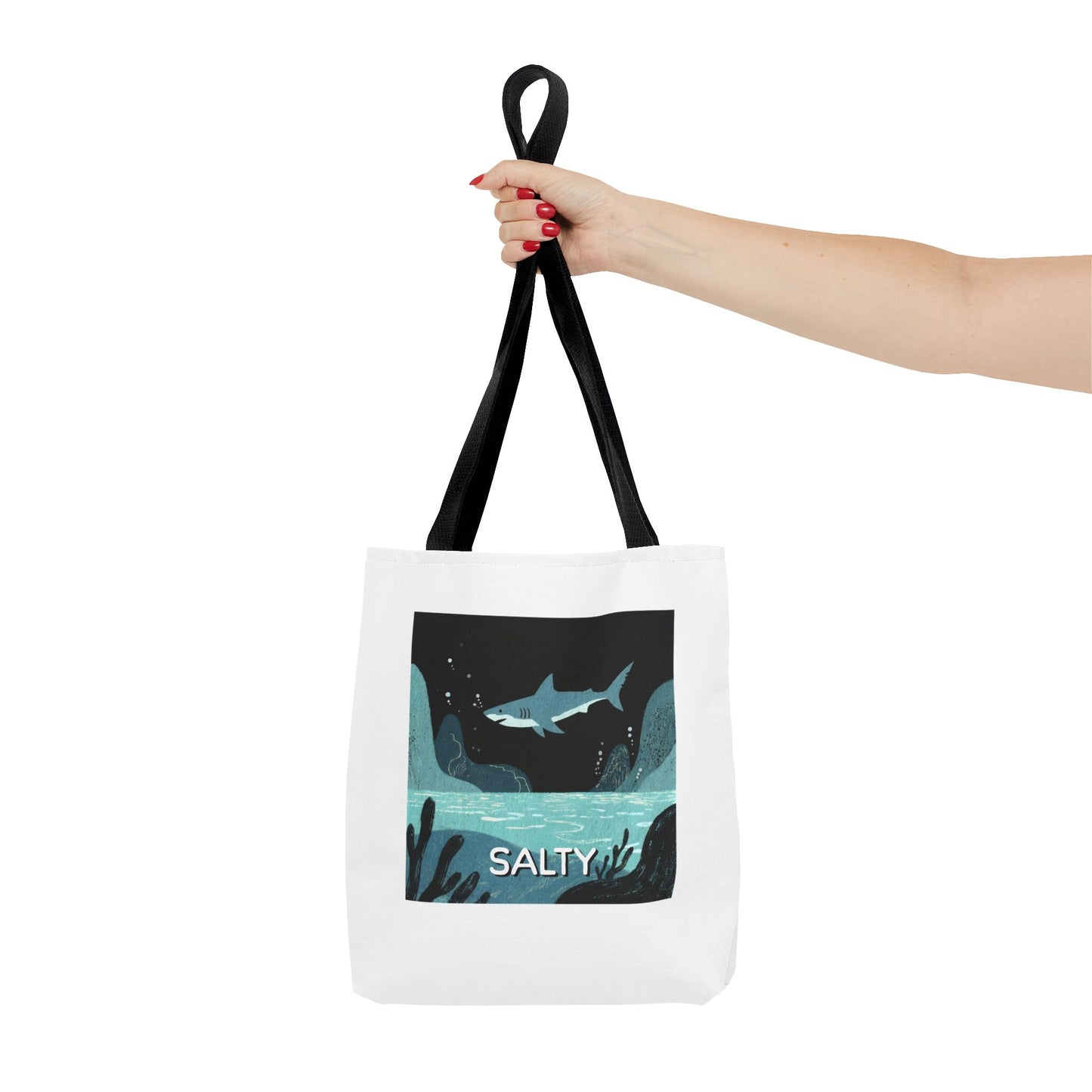 Shark Tote Bag - "Salty"