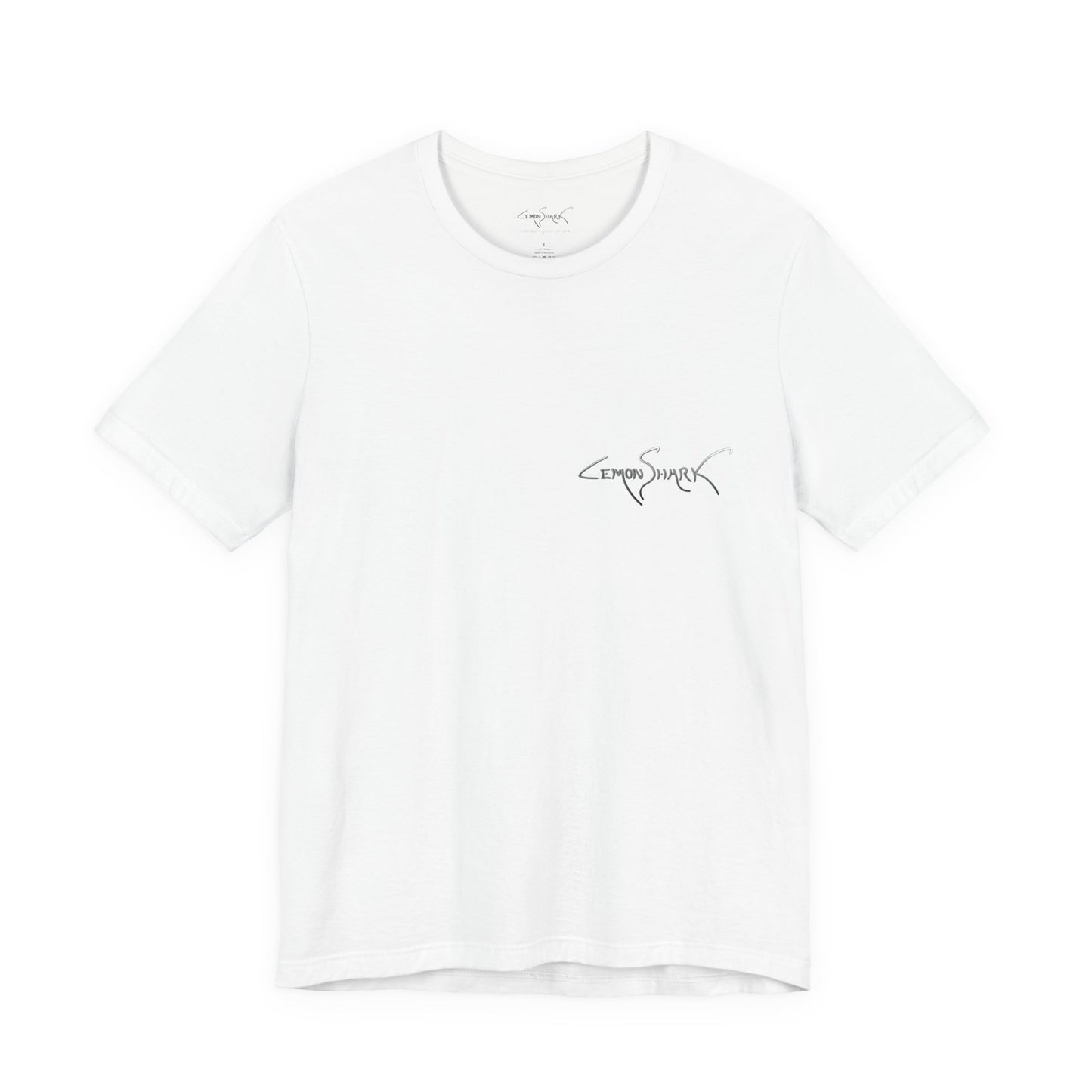 Flying Fish Woodblock Tee - Wave (Back IMage, Front Logo)
