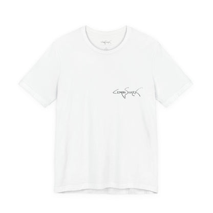 Flying Fish Woodblock Tee - Wave (Back IMage, Front Logo)