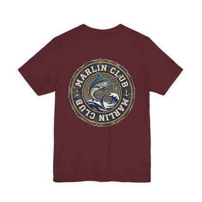 Marlin Club Tee - Back Image (Small Badge on Front)