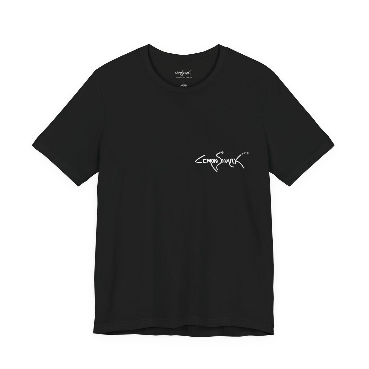 Flying Fish Woodblock Tee - Wave (Back IMage, Front Logo)