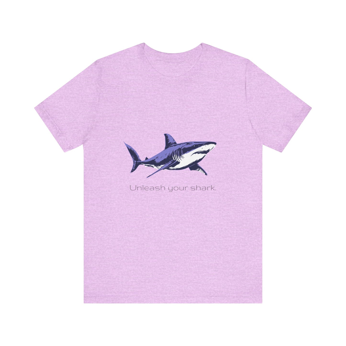 Great White Shark "Unleash your shark" Graphic Unisex Jersey Tee
