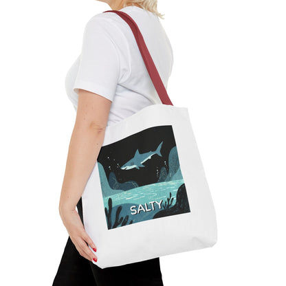 Shark Tote Bag - "Salty"