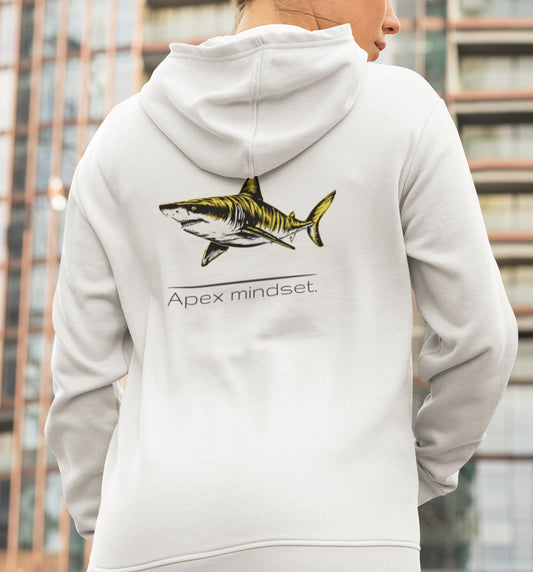Tiger Shark "Apex mindset" Graphic Unisex Comfort Zip Hoodie