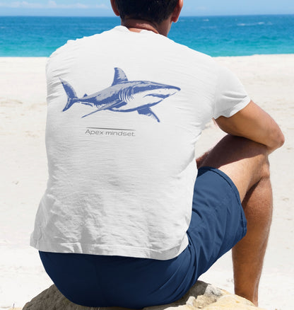 Great White Shark Tee - Apex Mindset (Back Print)