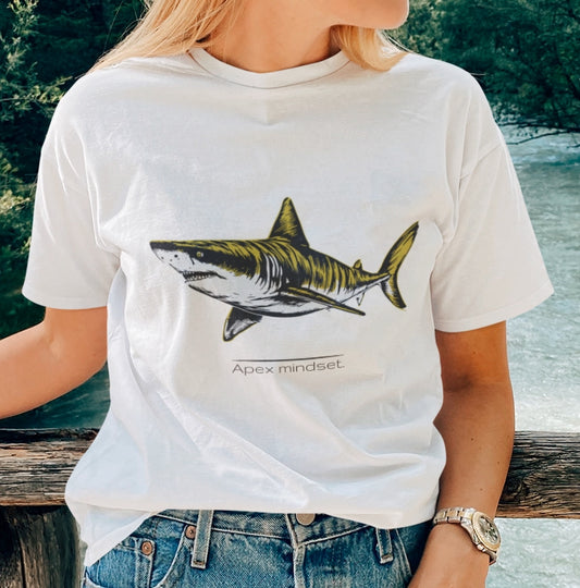 Tiger Shark "Apex mindset" Graphic Unisex Jersey Tee