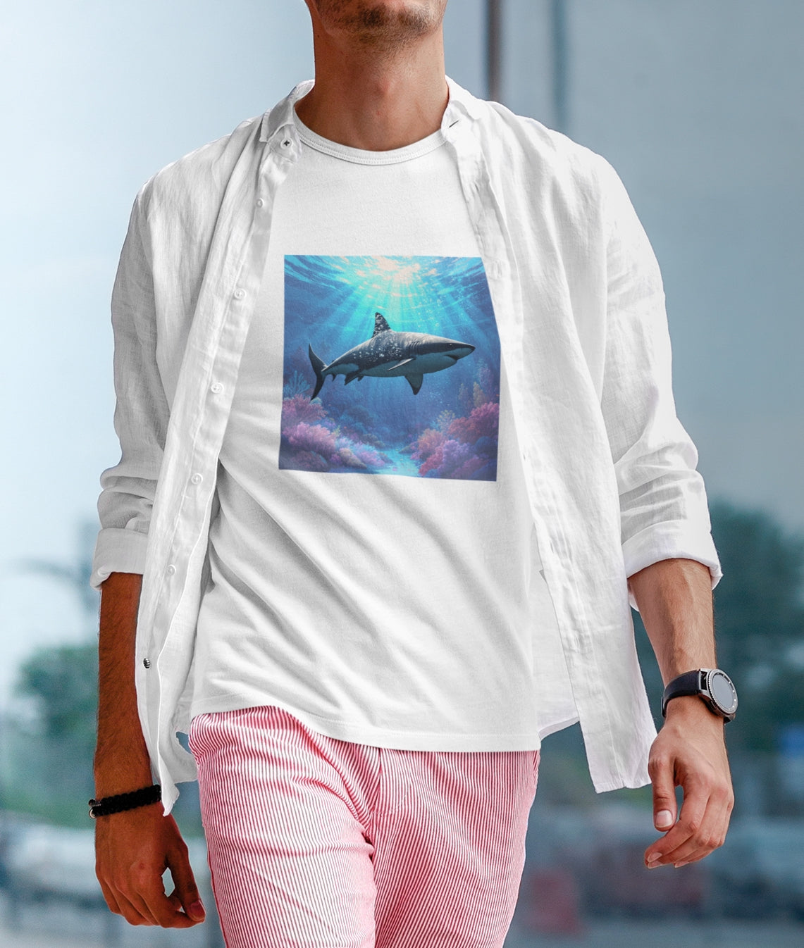 Shark Tee - Underwater and Chill