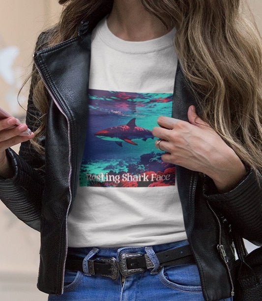 Shark Tee - Resting Shark Face