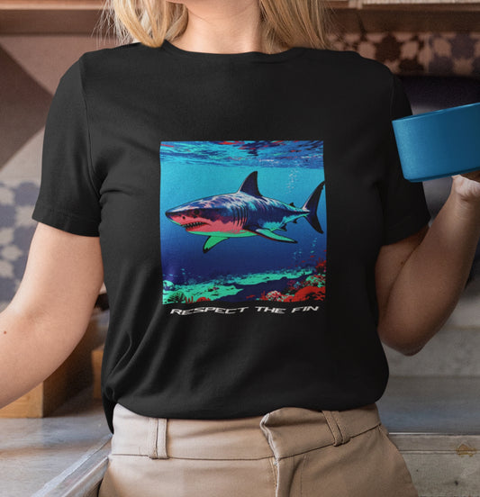 Shark Tee - Respect The Fin