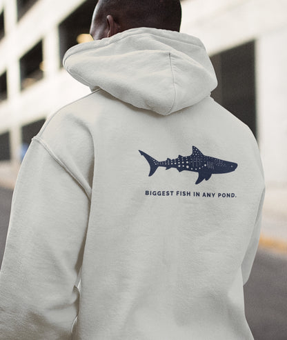Shark Zip Hoodie - Biggest Fish In Any Pond
