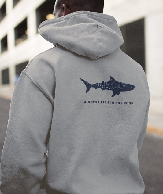 Shark Zip Hoodie - Biggest Fish In Any Pond