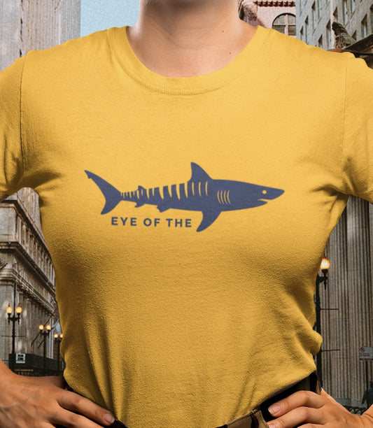 Shark Tee – Tiger Shark Silhouette "Eye of the Tiger"