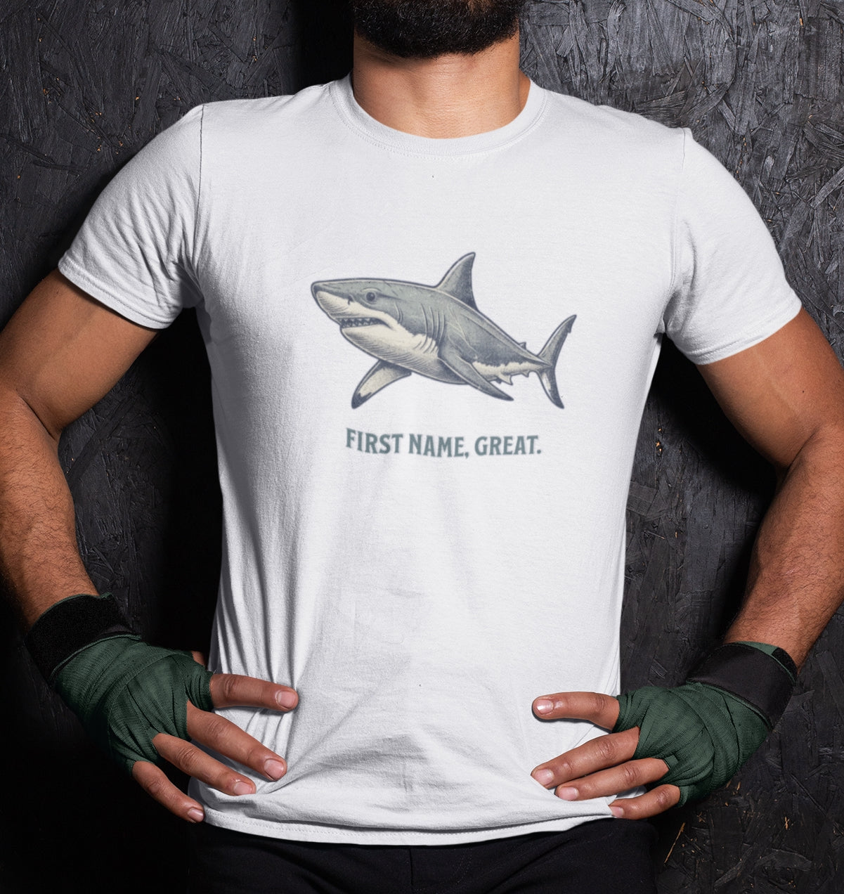 Shark Tee- First Name, Great