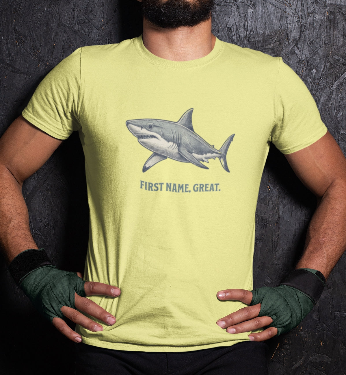 Shark Tee- First Name, Great