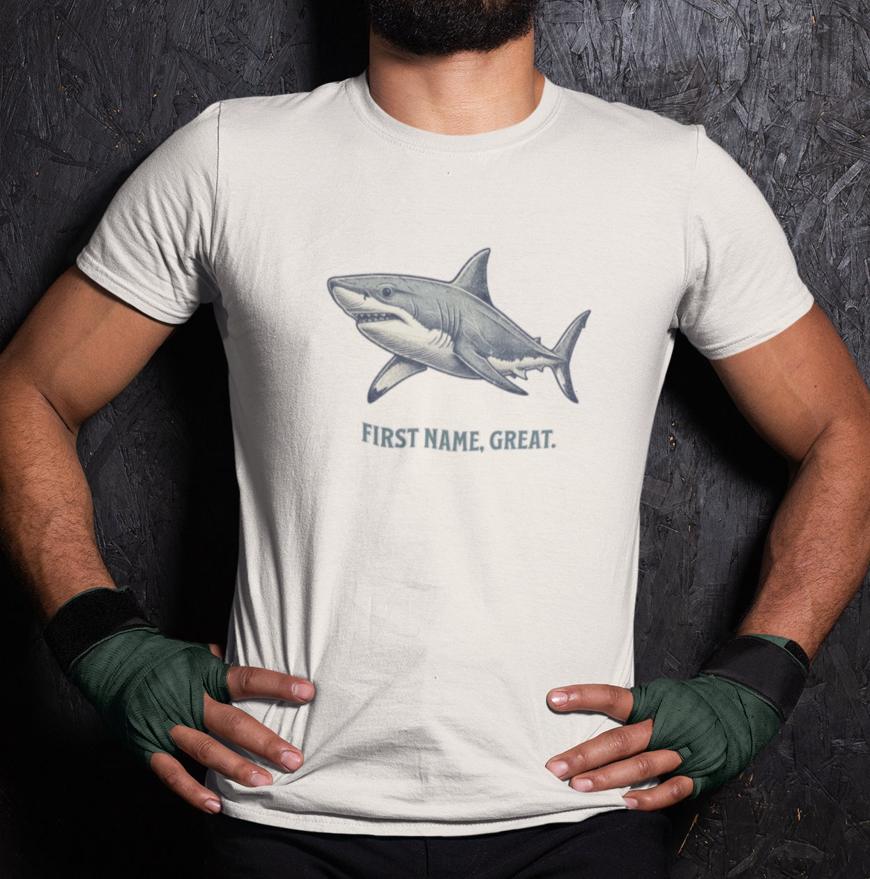 Shark Tee- First Name, Great