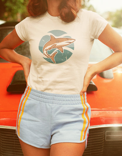 Shark Tee - Retro Orange