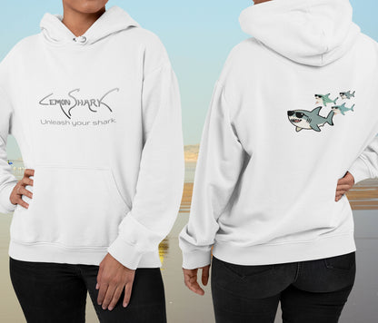 Sharky Pullover Hoodie - Sharky School (Logo on Front)
