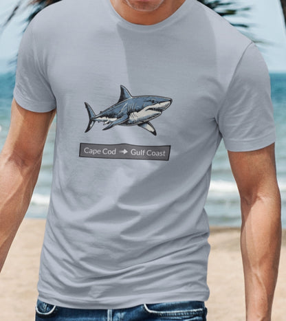 Shark Tee - Migration "Cape Cod to Gulf Coast"