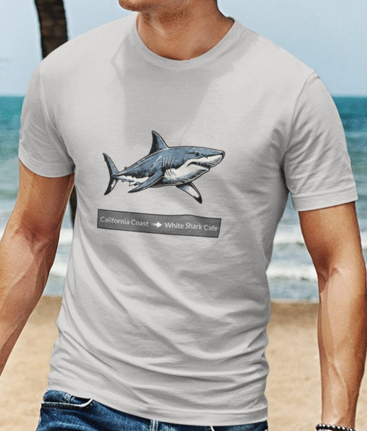 Shark Tee - Migration "California Coast to White Shark Cafe"