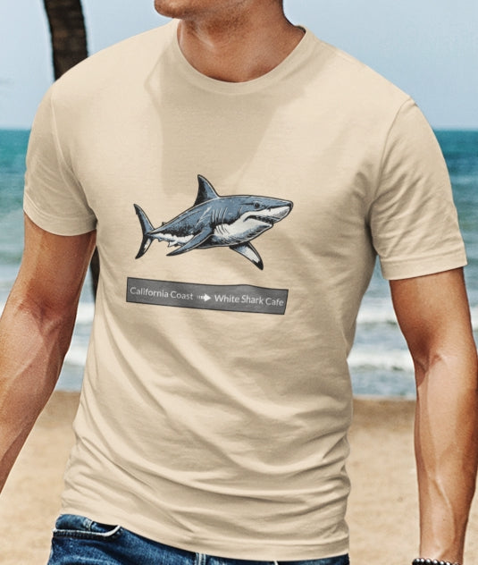 Shark Tee - Migration "California Coast to White Shark Cafe"