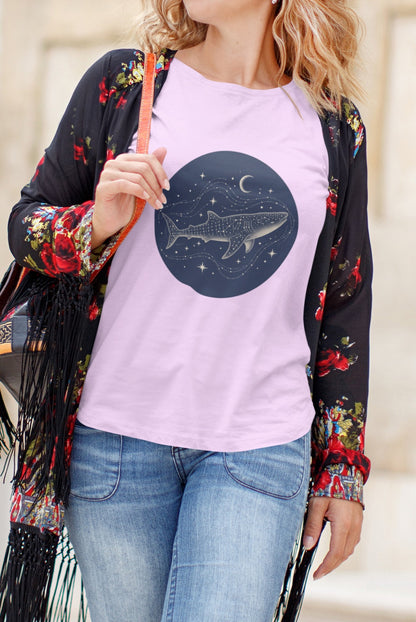 Shark Tee - Whale Shark Moon & Stars