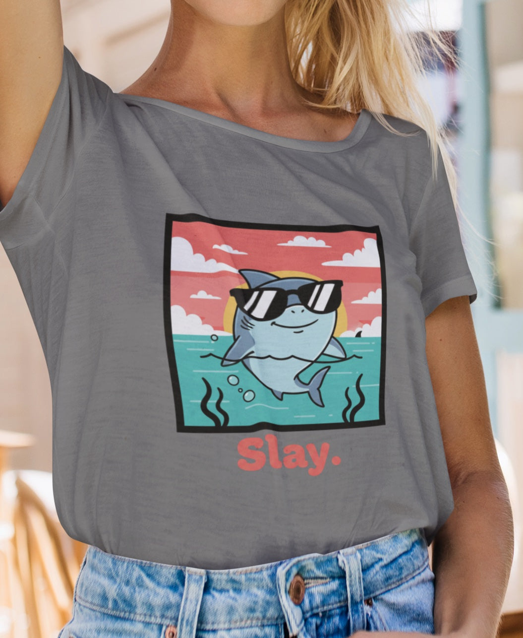 Shark Tee - "Slay"