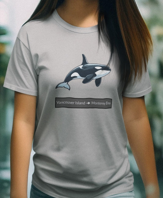 Orca Tee - Migration "Vancouver Island to Monterey Bay"