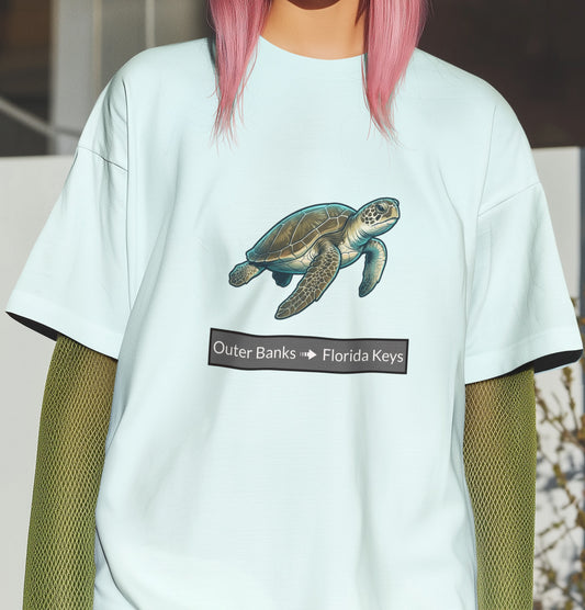 Turtle Tee - Migration "Outer Banks to Florida Keys"