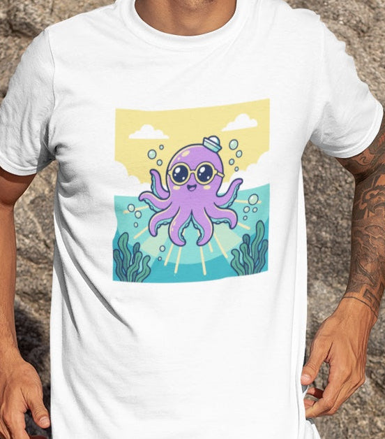Octopus Tee - Happy