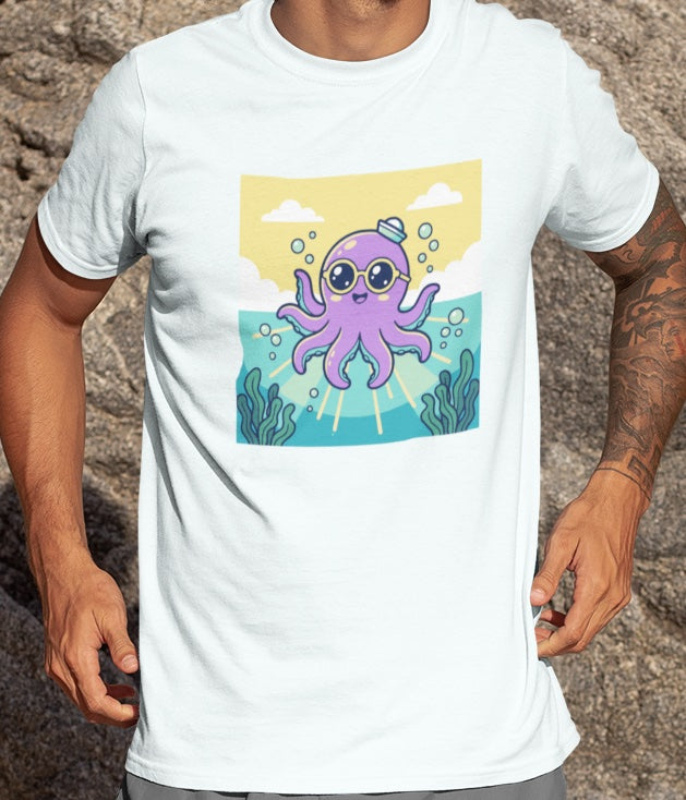 Octopus Tee - Happy