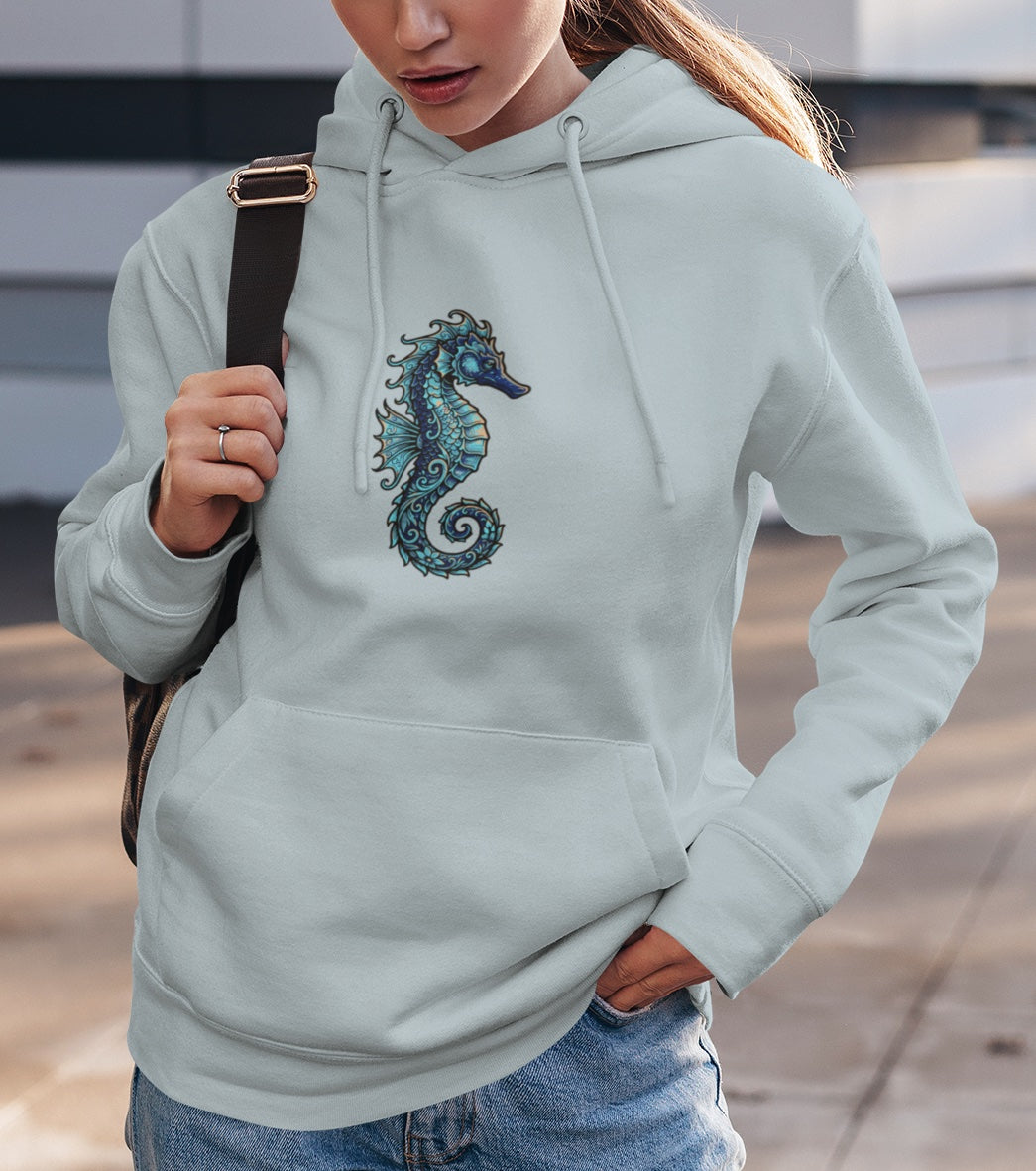 Seahorse Pullover Hoodie - Noble