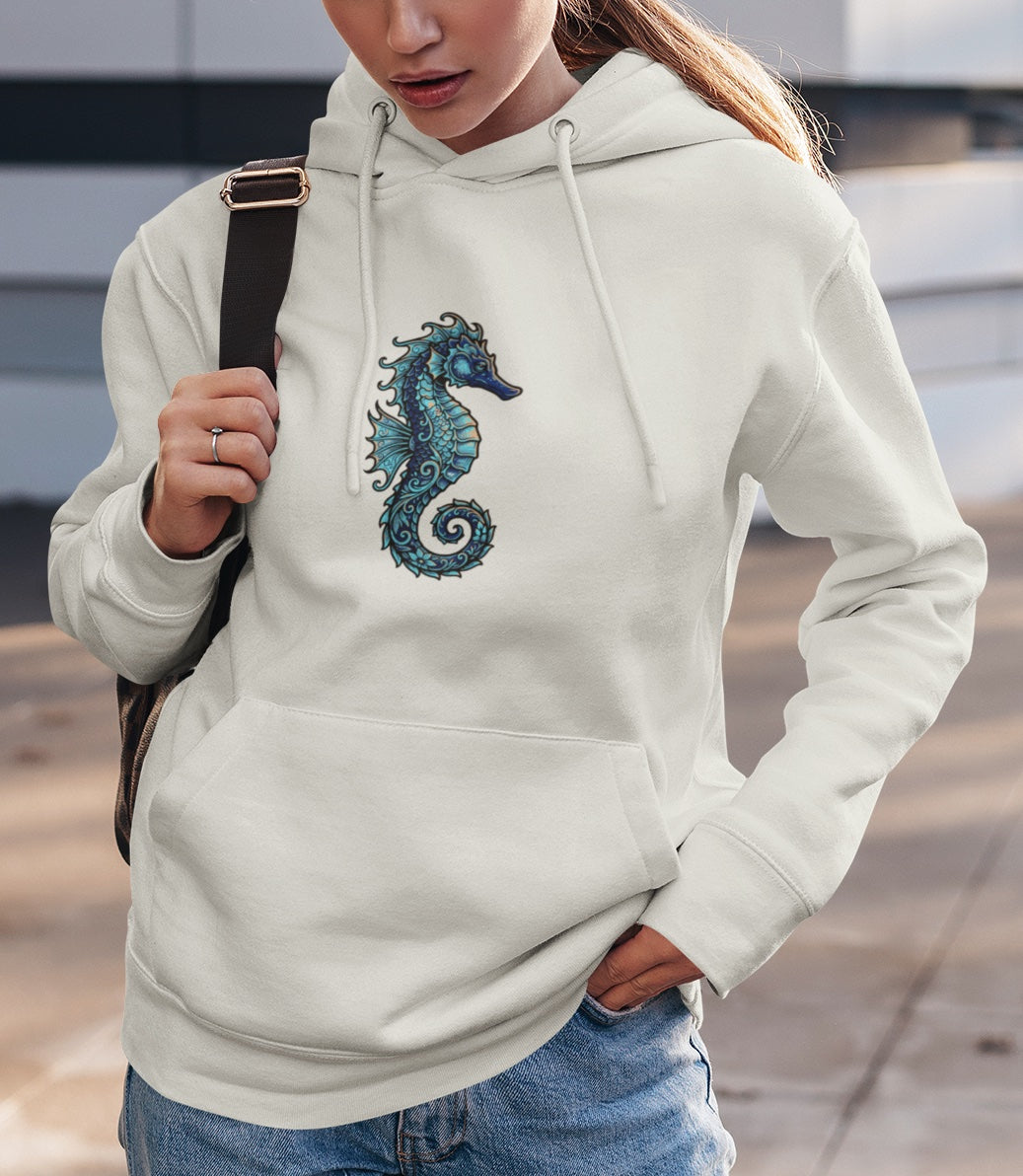 Seahorse Pullover Hoodie - Noble