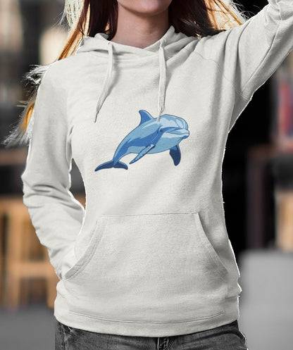 Dolphin Pullover Hoodie - Playful