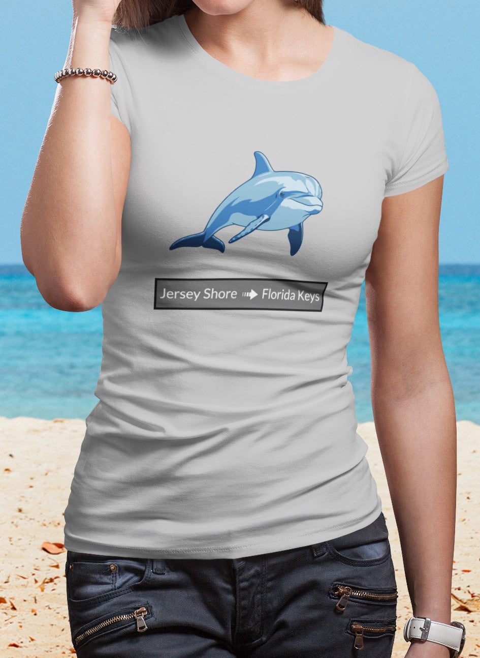 Dolphin Tee - Migration "Jersey Shore to Florida Keys"