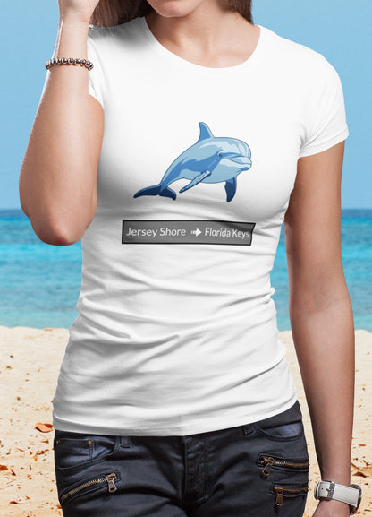 Dolphin Tee - Migration "Jersey Shore to Florida Keys"