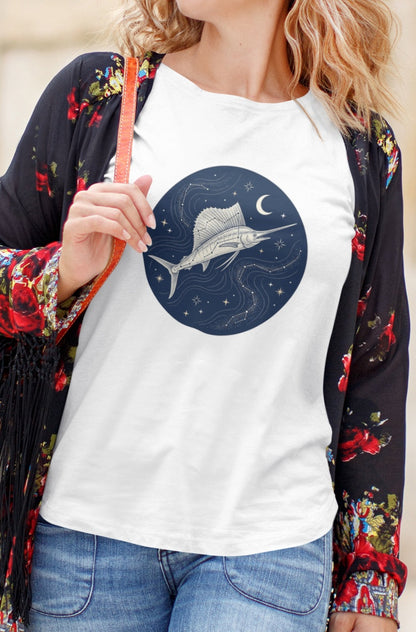 Sailfish Tee - Moon & Stars