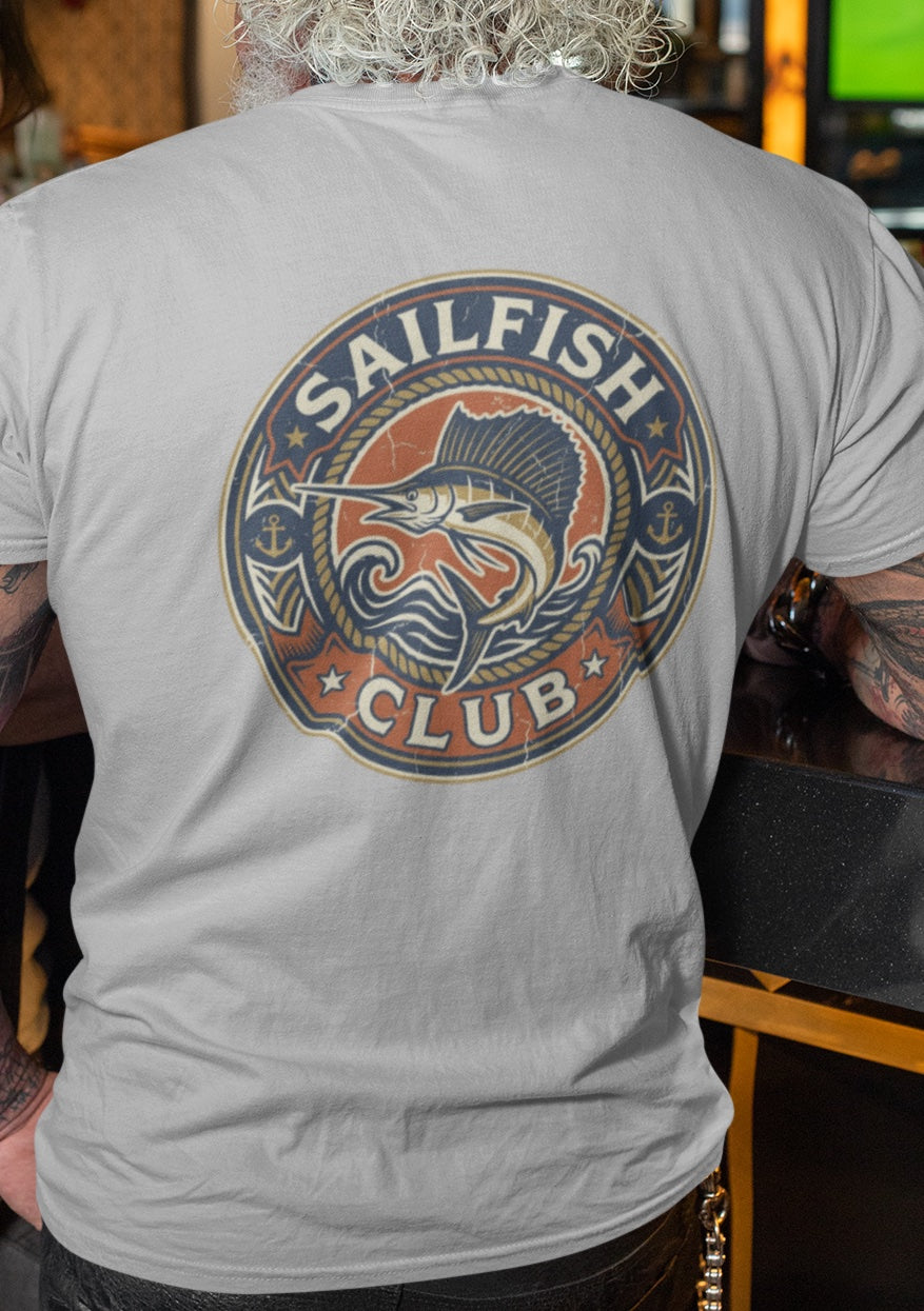 Sailfish Club Tee - Badge (Both sides)